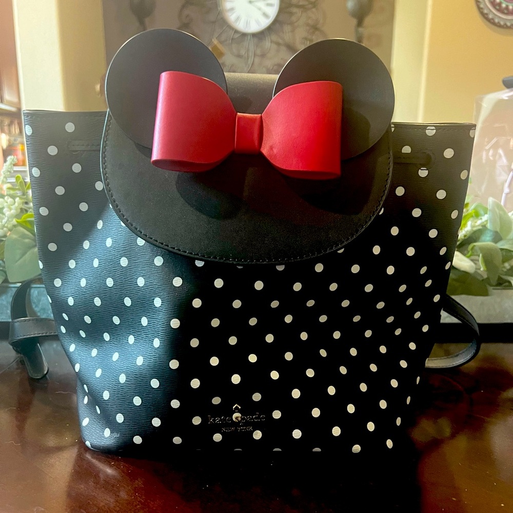 Kate Spade Minnie Mouse mini backpack. Still in same shape! Like new!